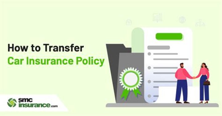 What is the procedure to transfer car insurance?
