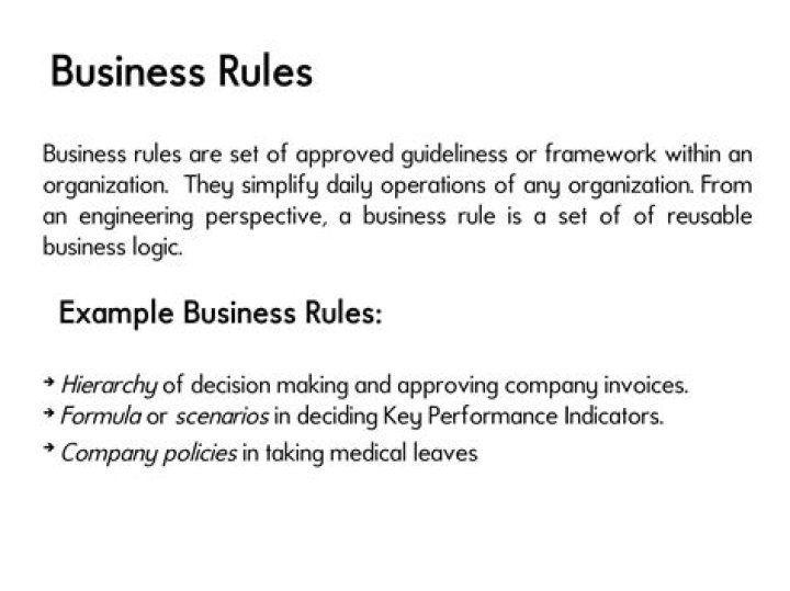 What is the purpose of business rules in data modeling?