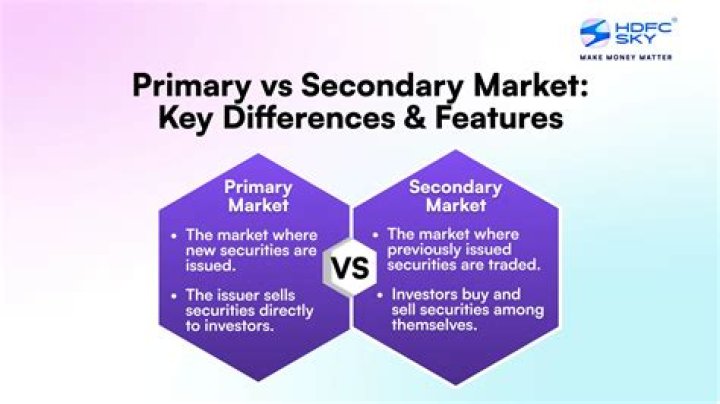 What is the role of the primary market?