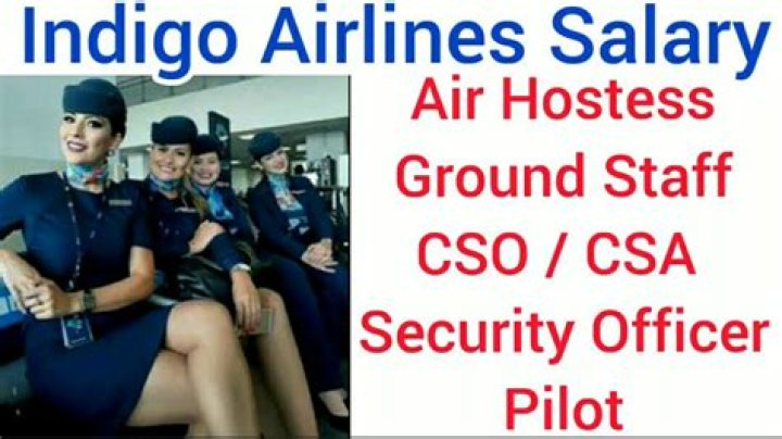 What is the starting salary of air hostess in IndiGo?