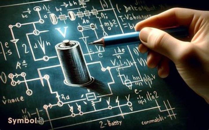 What is the symbol for voltage?