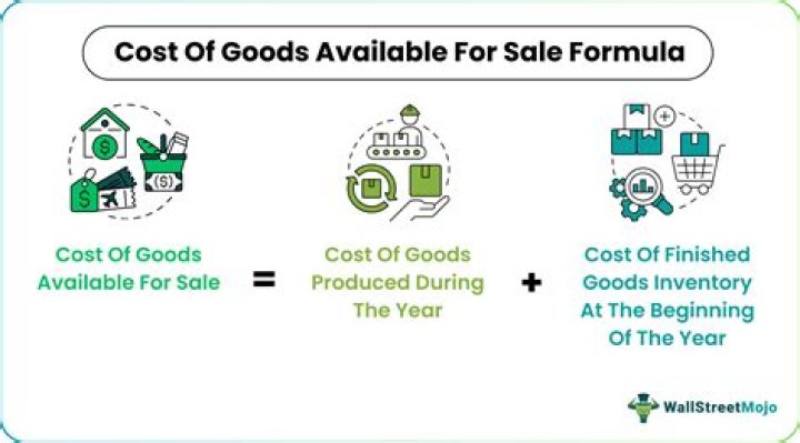 What is total goods available for sale?