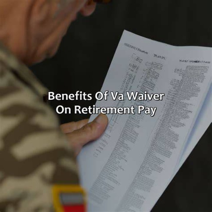 What is VA waiver on retiree account statement?