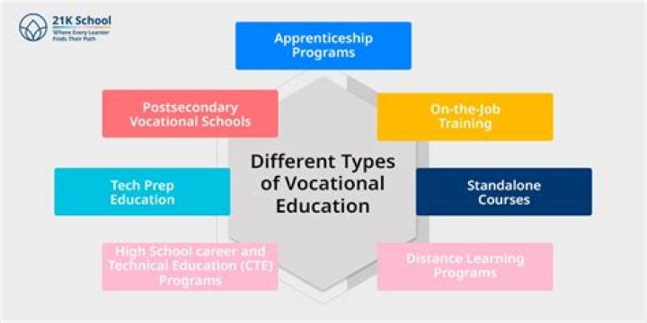 What is vocational education in high schools?