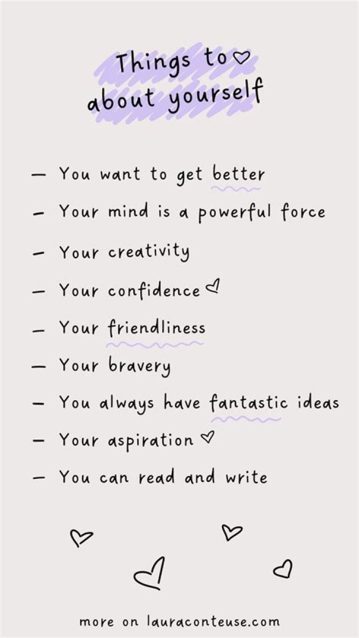 What is your favorite thing about yourself?