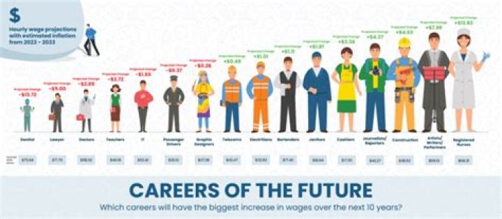 What jobs are expected to increase in the next ten years?