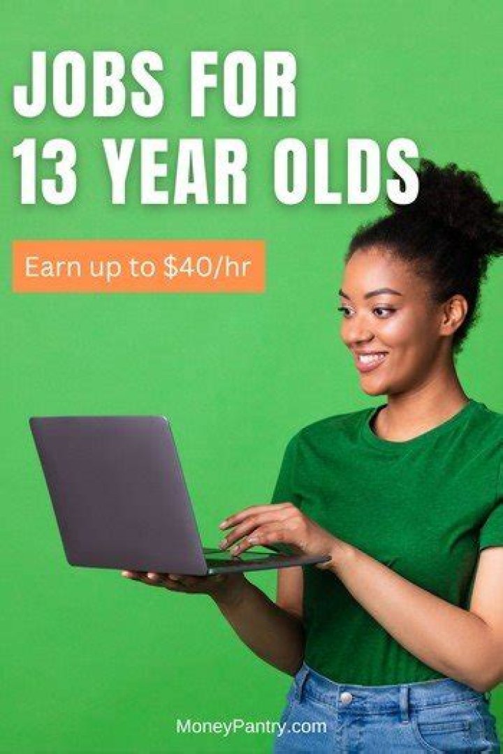 What jobs can a 13-year-old legally do?