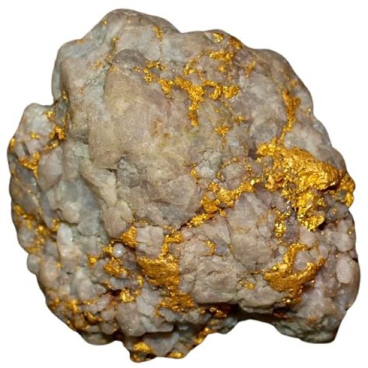 What kind of rock has gold flakes?