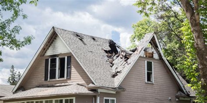 What kind of roof damage is covered by insurance?