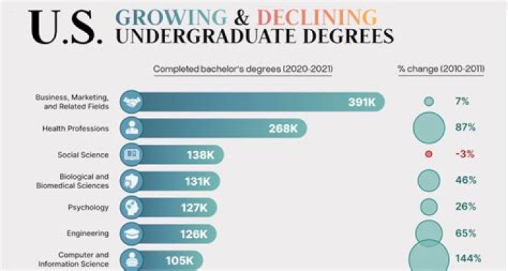 What majors are in a Bachelors of science?