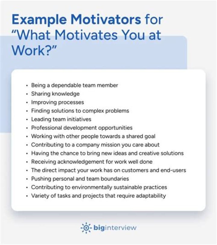 What motivates you to apply for our company and the role?