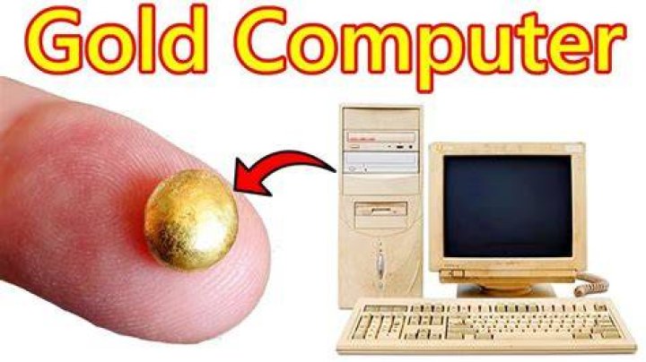 What parts are gold in a computer?