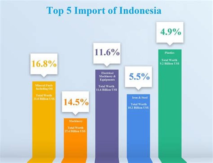What products does Indonesia import and export?