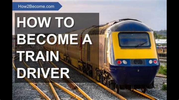 What qualifications do I need to be a train driver?