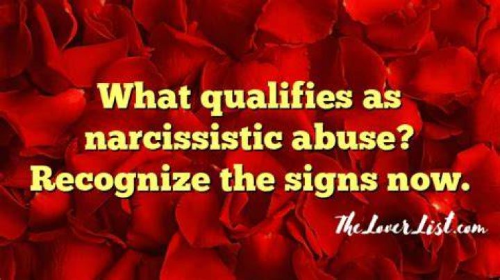 What qualifies as narcissistic abuse?