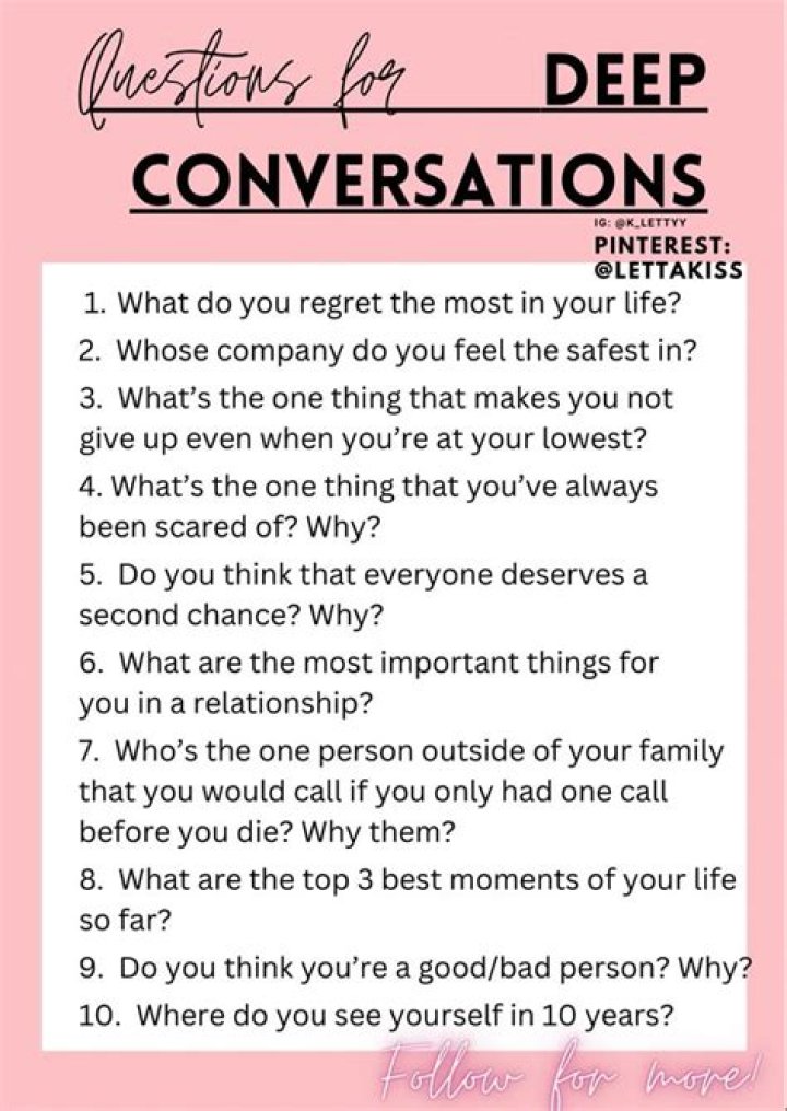 What questions can you ask to keep a conversation going?