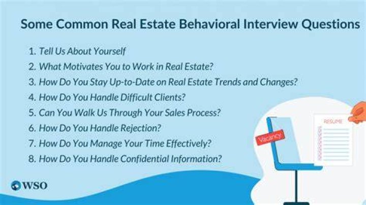 What questions do they ask in a real estate interview?