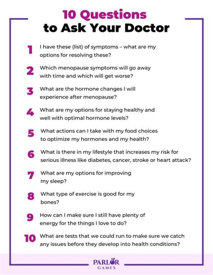 What questions should I ask my doctor about a job?