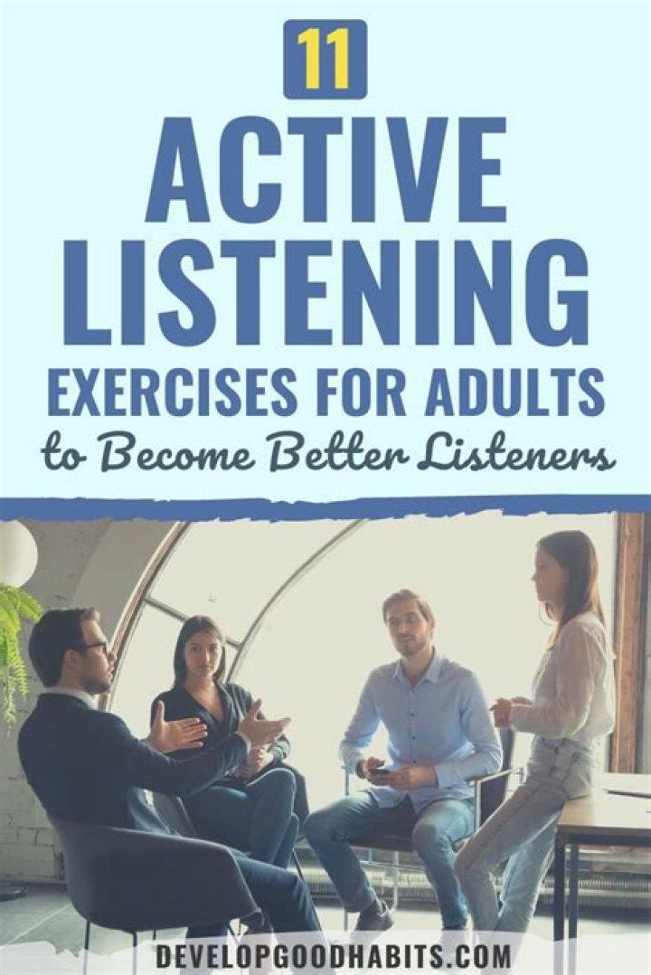 What should I actually be doing while actively listening?