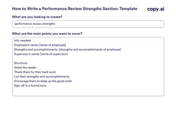 What should I write for employee strengths?