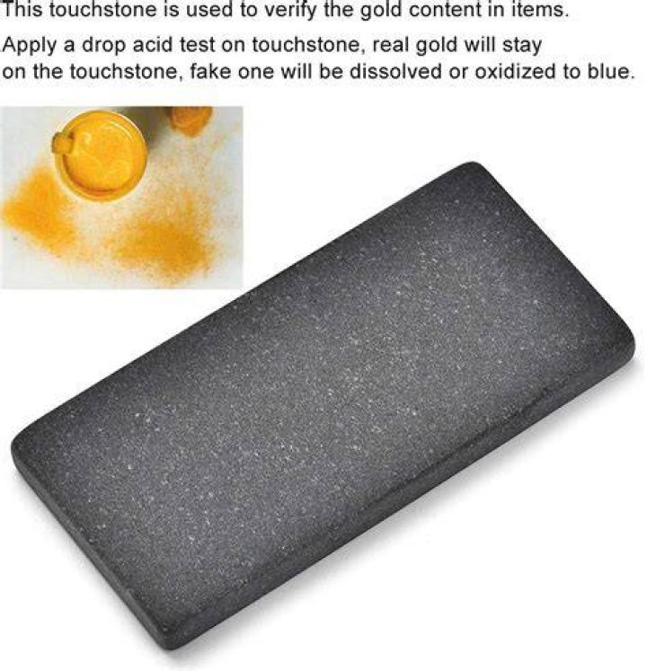 What stone is used for testing gold?