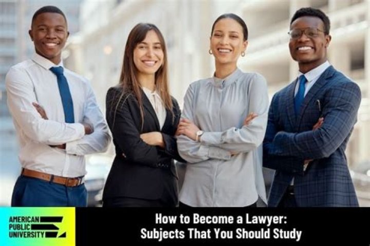 What subjects do you need to do to become a lawyer?
