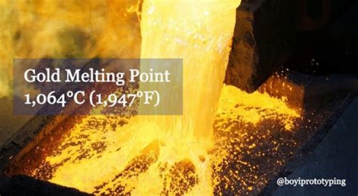What temperature does 14K gold melt?