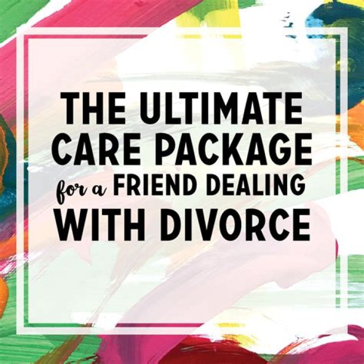 What to do for a friend getting divorced?