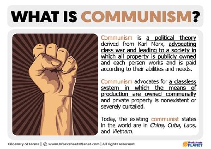 What was the basic idea of communist society?