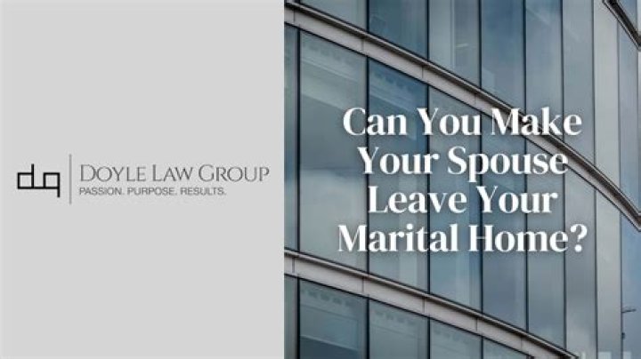 When a wife leaves the marital home?