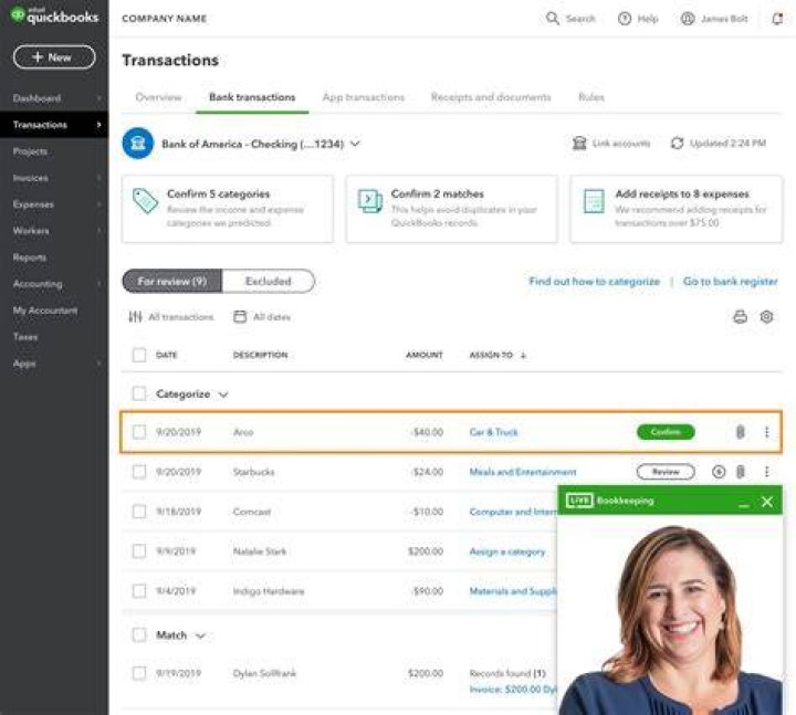 When did QuickBooks start?