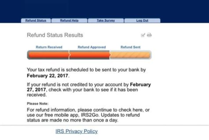 When do you get your tax refund from the IRS?