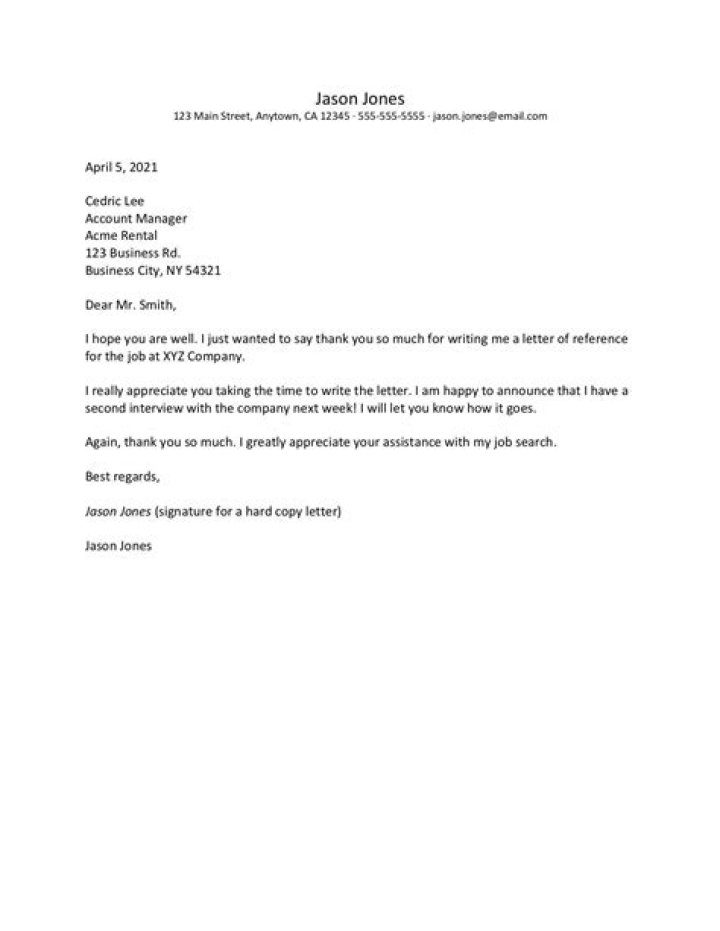 When should a thank-you letter be sent to members of the hiring committee?