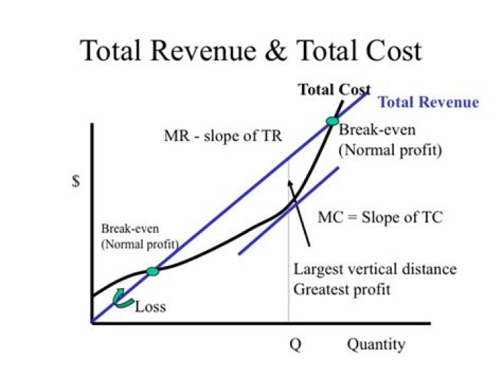 When total revenue is equal to total cost?