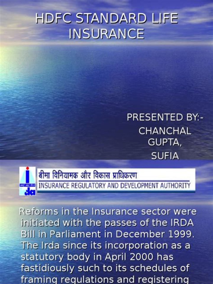 When was HDFC Standard Life established?