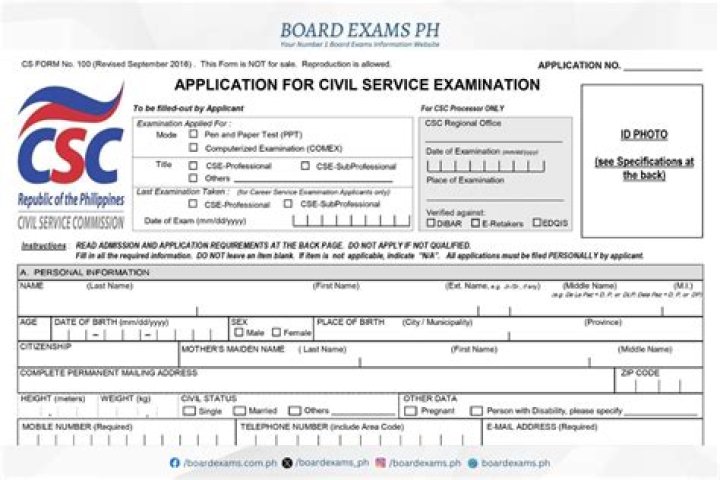 Where can I apply for a civil service exam?