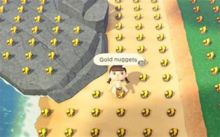 Where can I find Gold Nuggets in Animal Crossing?