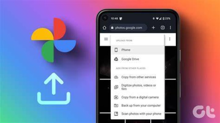 Where can I store my photos from my Android phone?
