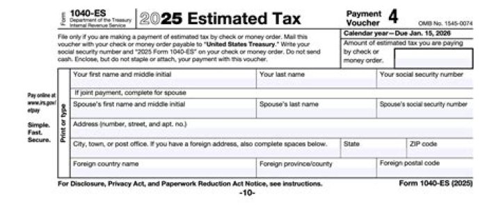 Where do federal tax payments get mailed to?