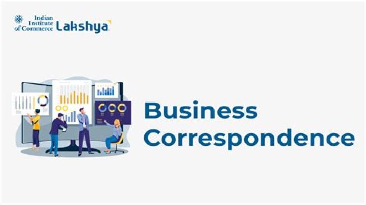 Where do we usually use business correspondence?