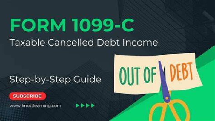 Where does canceled debt go on a 1099-C?