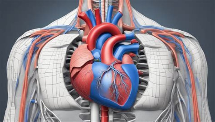 Where is the heart actually located?