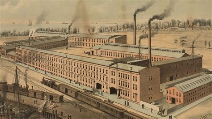 Where were the first factories in the United States?