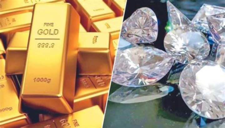 Which Caribbean country main products are gold bauxite and rice?