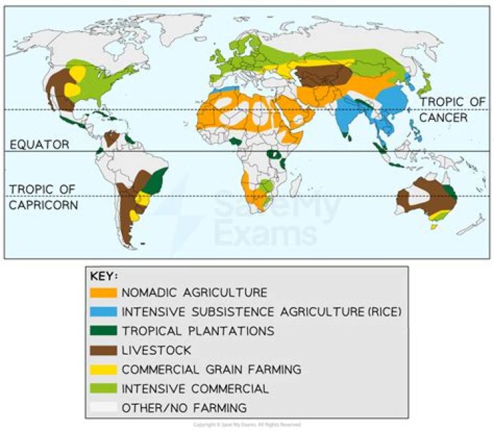 Which countries use subsistence farming?