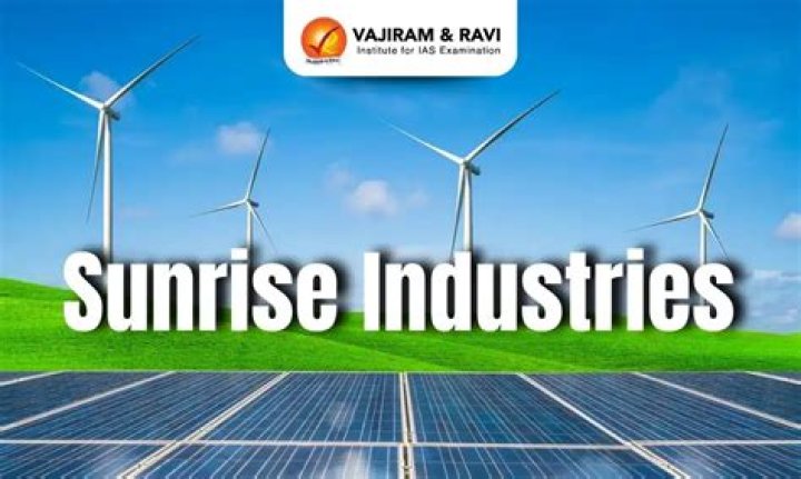 Which industries are sunrise industry?