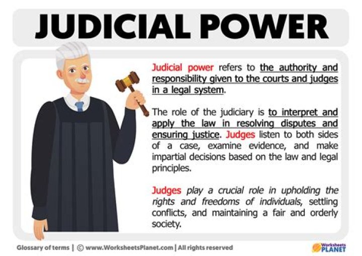 Which item is an example of presidential judicial power?