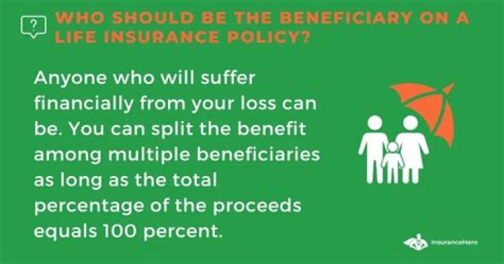 Who are the beneficiaries of a life insurance policy?