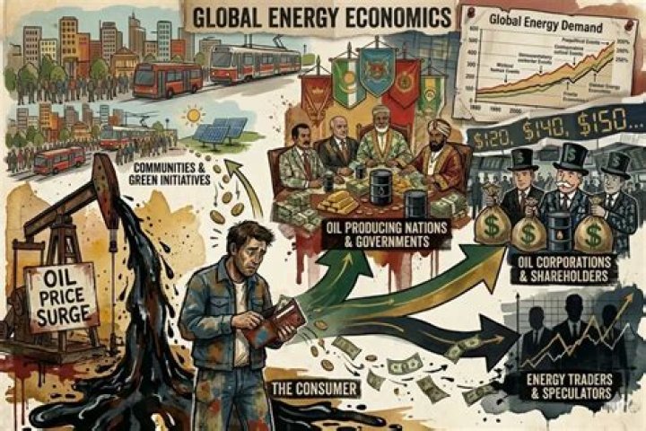 Who benefits when oil prices fall?