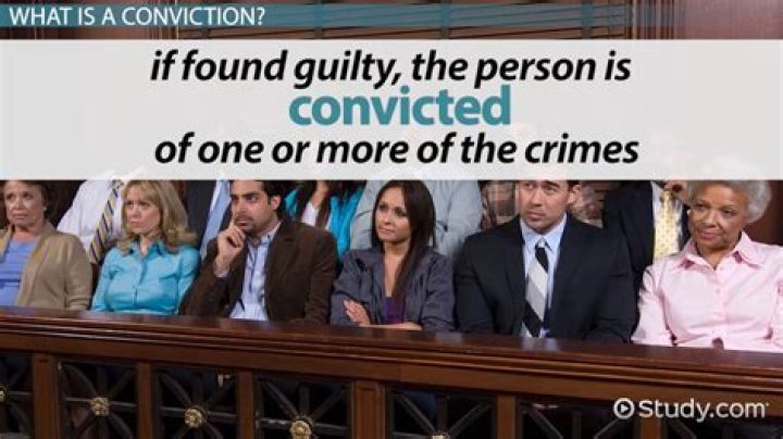 Who is a convict in law?